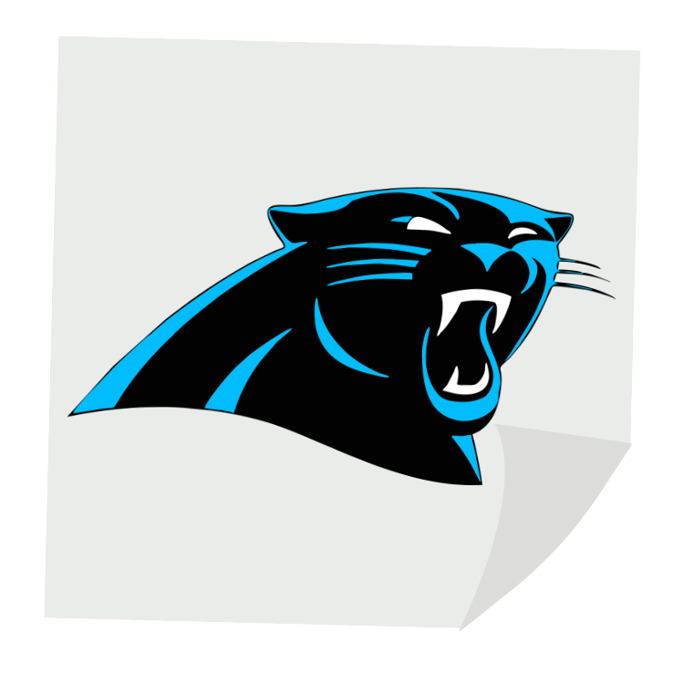 carolina panthers dtf transfers ready to press logo design