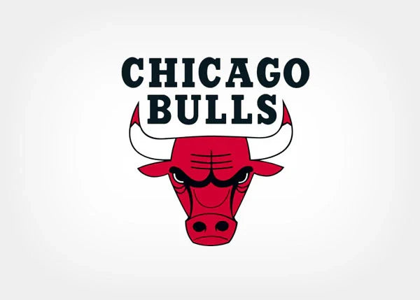 chicago bulls dtf transfer red black basketball logo design