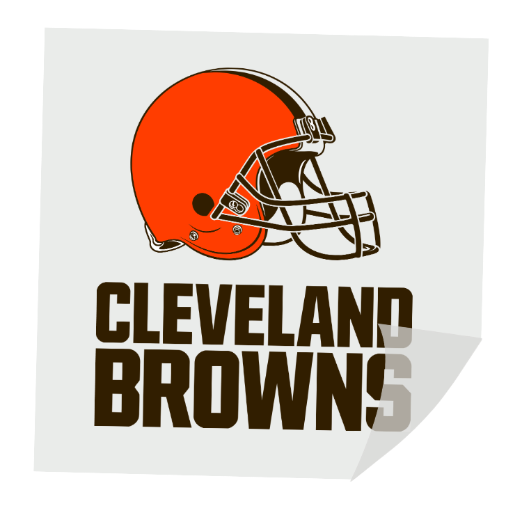cleveland browns dtf transfers helmet design ready to press