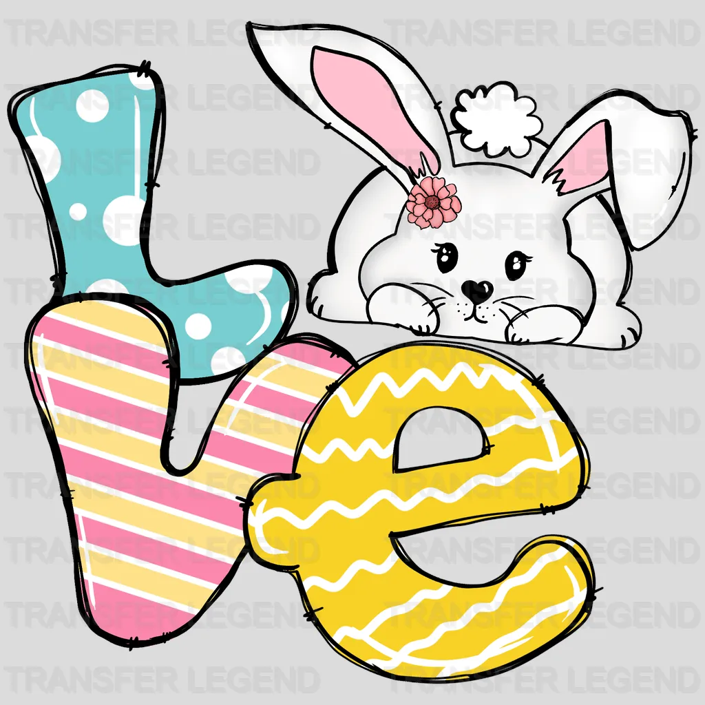 LOVE Easter Design - DTF heat transfer - transferlegend