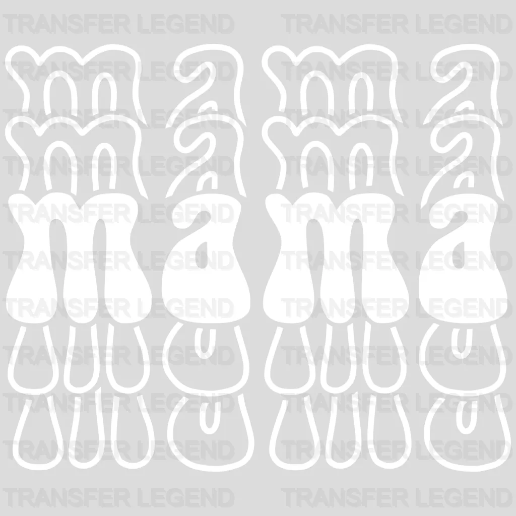 Mirrored Mama - Mothers Day - Funny Mom - Strong Mom - Design - DTF heat transfer - transferlegend