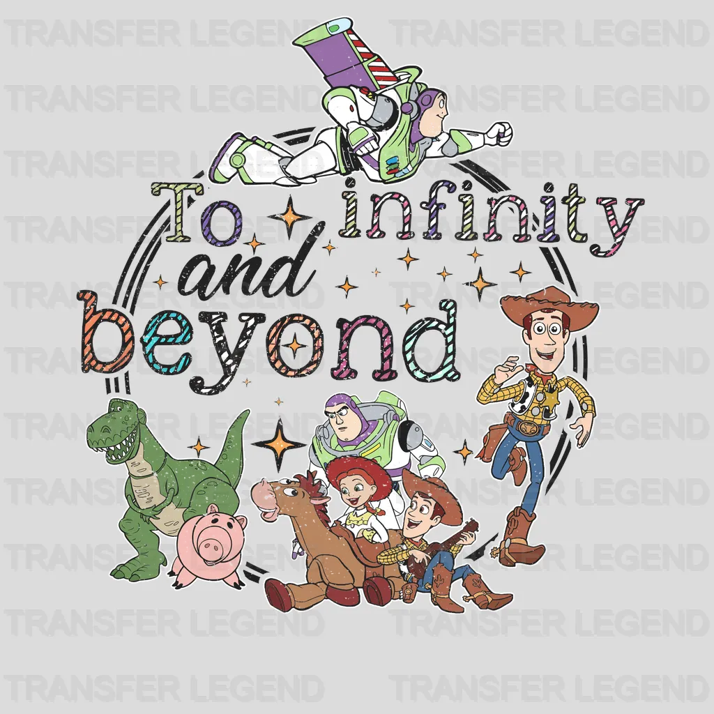 And Beyond Toy Story Disney Designs - DTF Heat Transfers