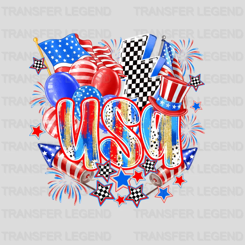 Always USA 4th July Design - DTF Heat Transfers - transferlegend