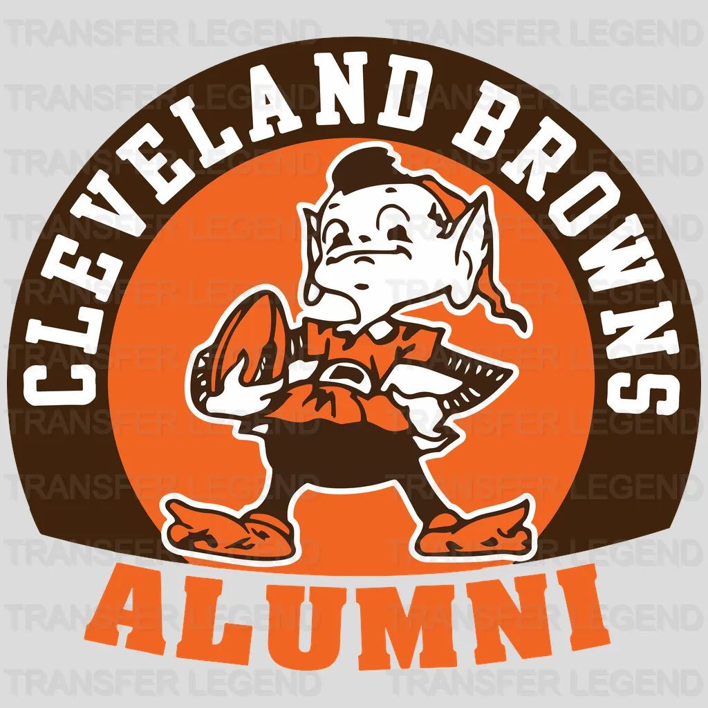 Cleveland Browns Wordmark Text Logo NFL Design - DTF Heat Transfer