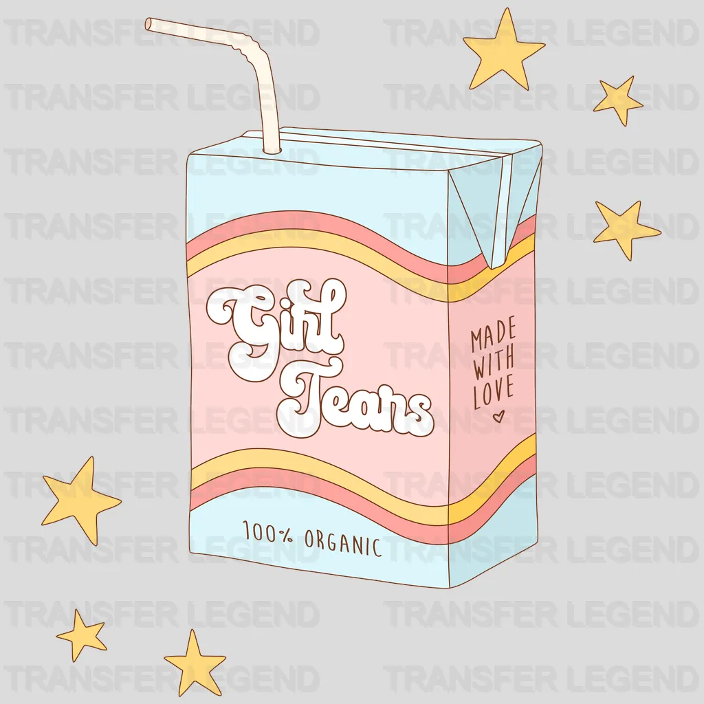 Boy Tears / Girl Tears Anti Valentines Design - DTF heat transfer - transferlegend