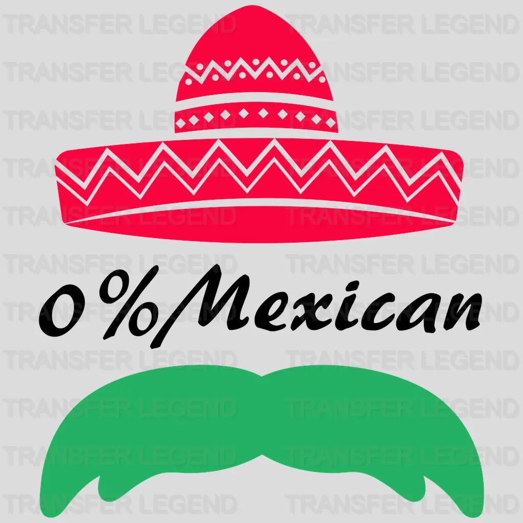 %0 Mexican - Cinco De Mayo DTF heat transfer - transferlegend