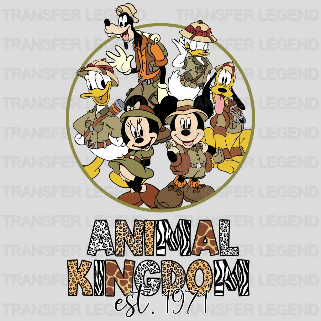 Animal Kingdom est.1971 Disney Designs - DTF Heat Transfers