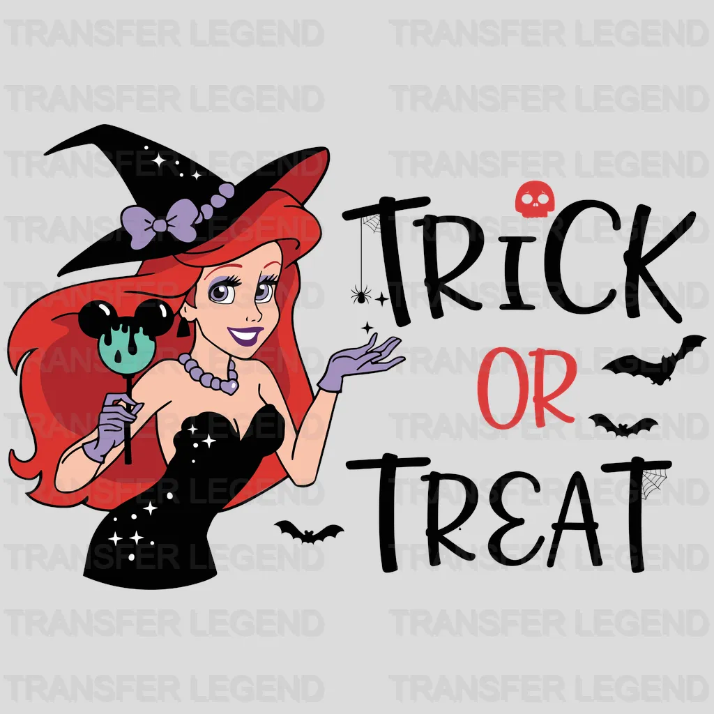 Princess Trick Or Treat Design - DTF heat transfer - transferlegend