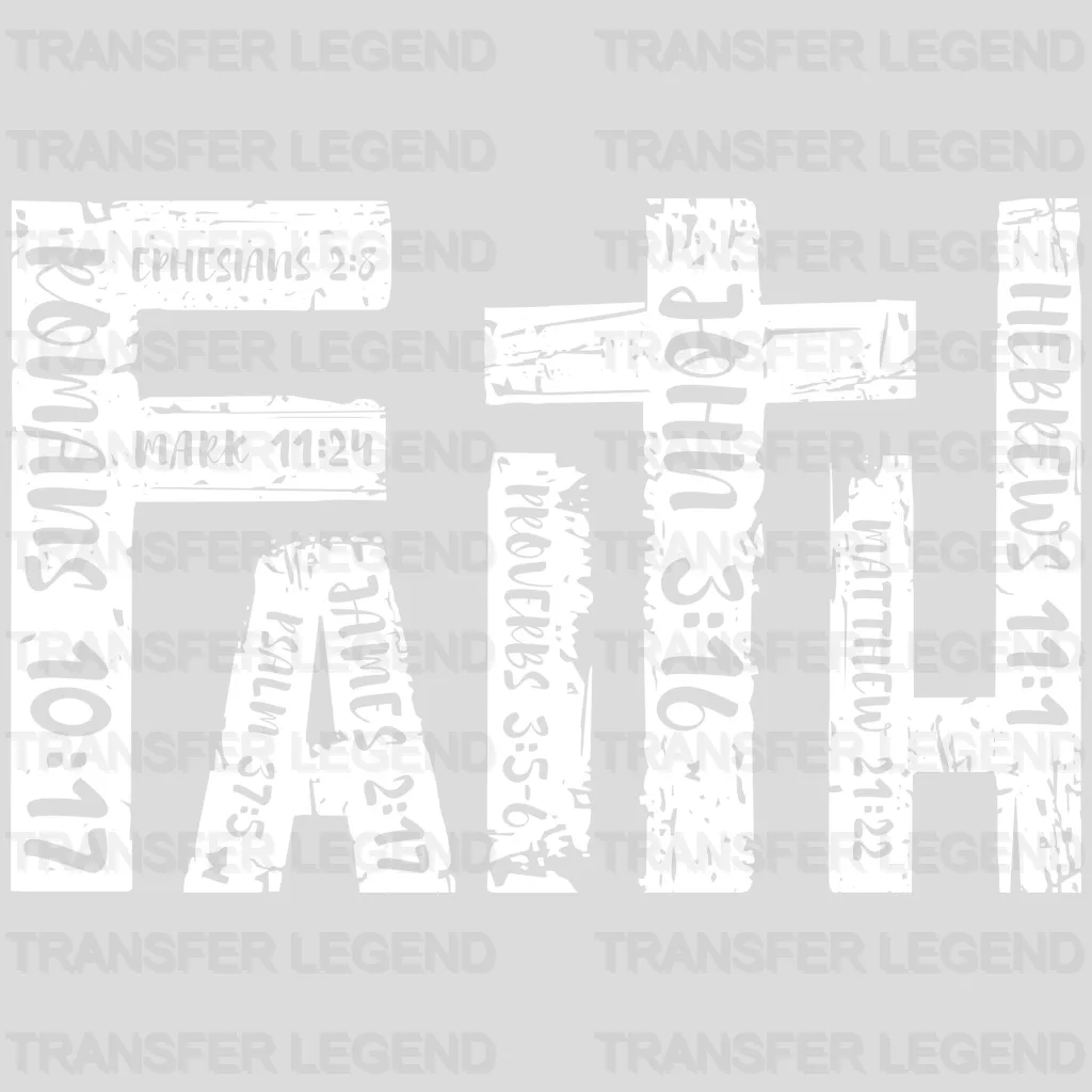Faith Verses-Religion DTF Transfer - transferlegend