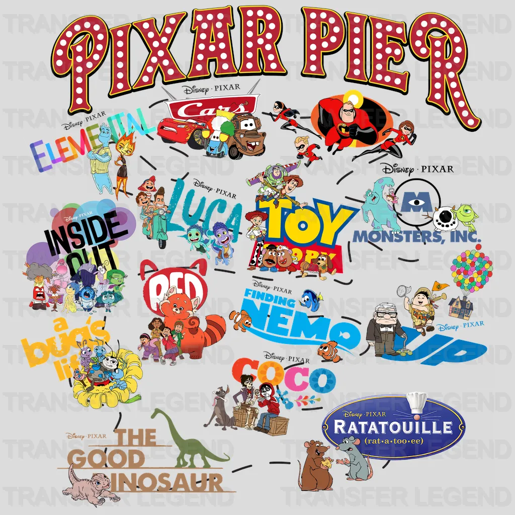 Toy Story Disney Designs - DTF Heat Transfers