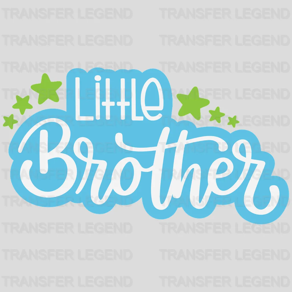 Big Brother - Little Brother - Brother Birthday - Brotherhood - Sibling Design - DTF heat transfer - transferlegend