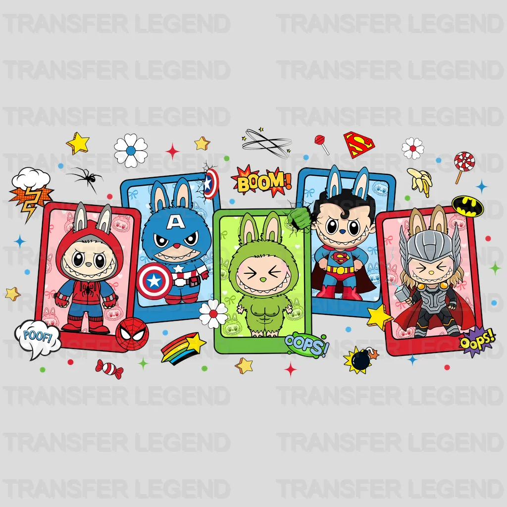 Boom Poof Labubu Design - DTF Heat Transfers