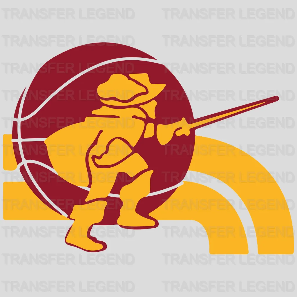 Cleveland Cavaliers Classic Swashbuckler Logo NBA Design - DTF Heat Transfer