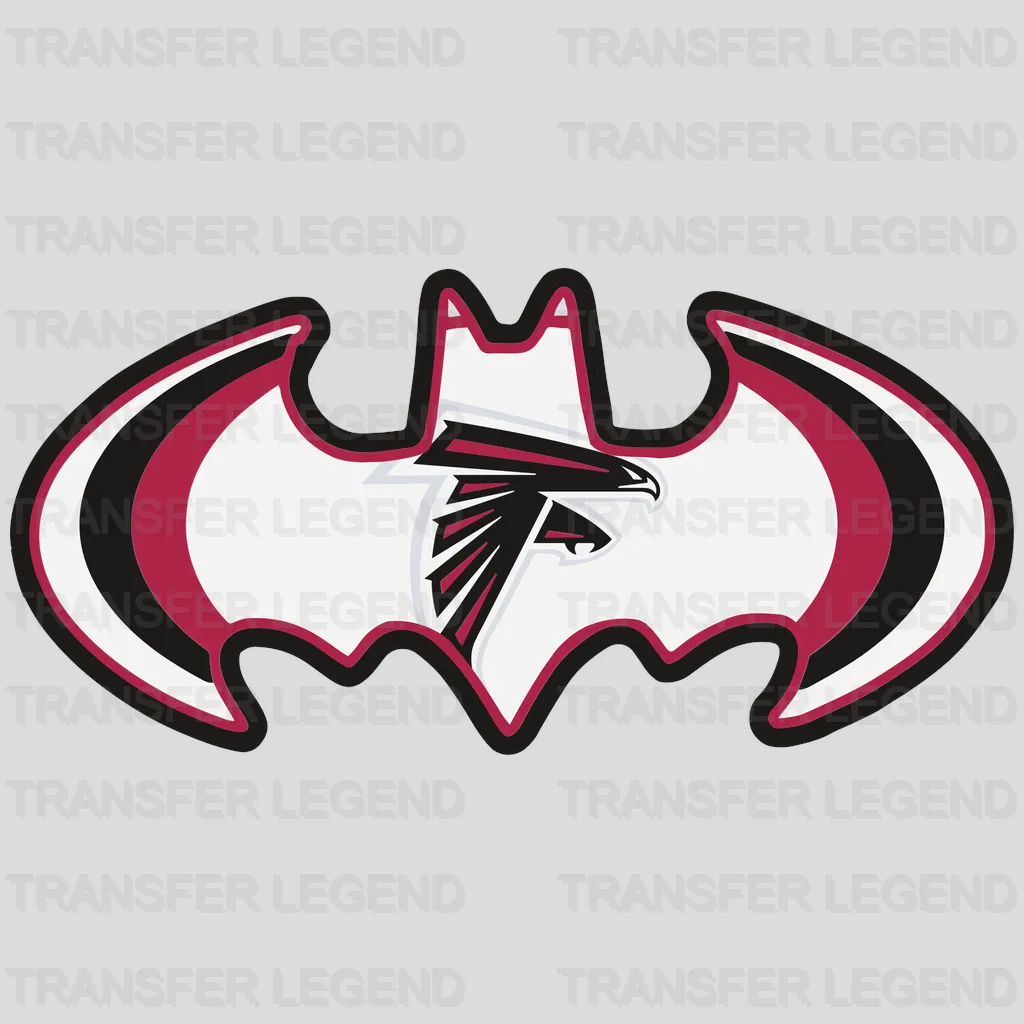 Atlanta Falcons Stethoscope Heart Emblem NFL Design - DTF Heat Transfer