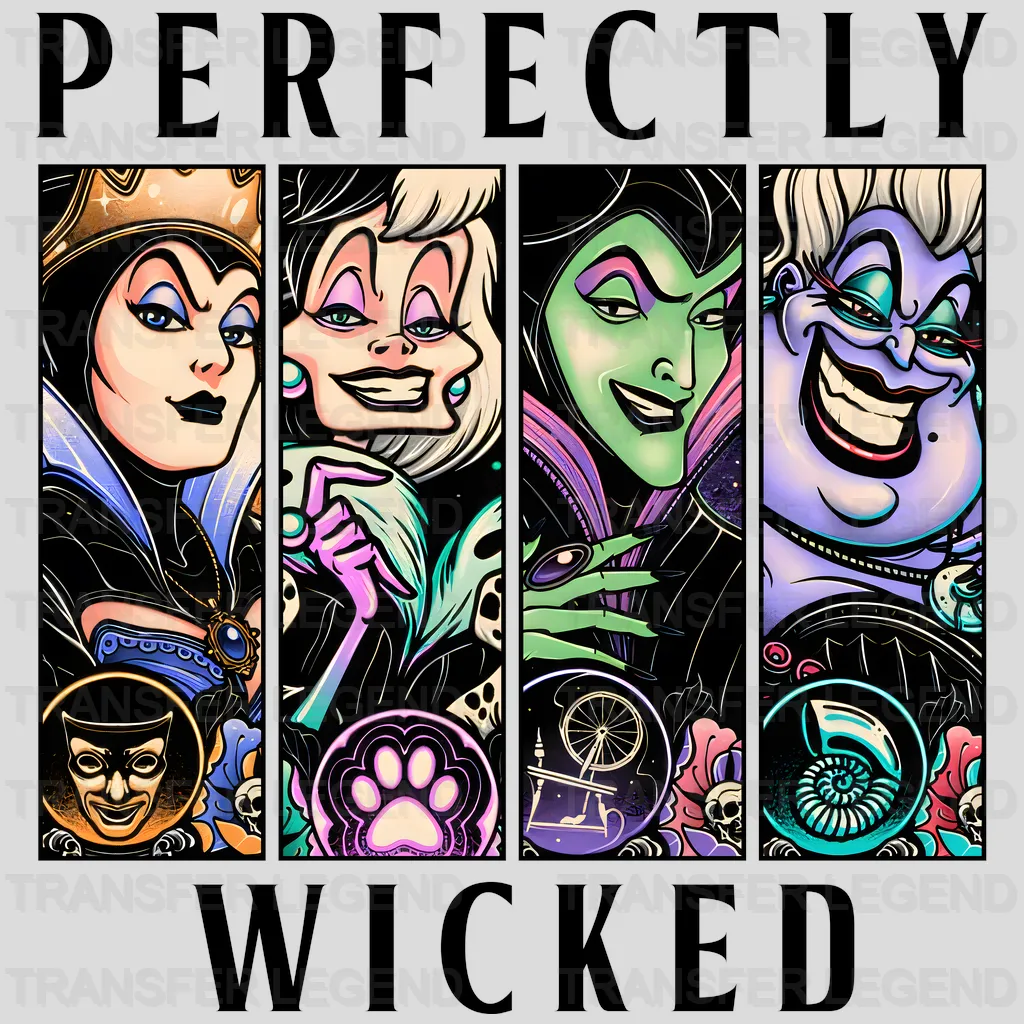 Perfectly Wicked 2 Disney Designs - DTF Heat Transfers