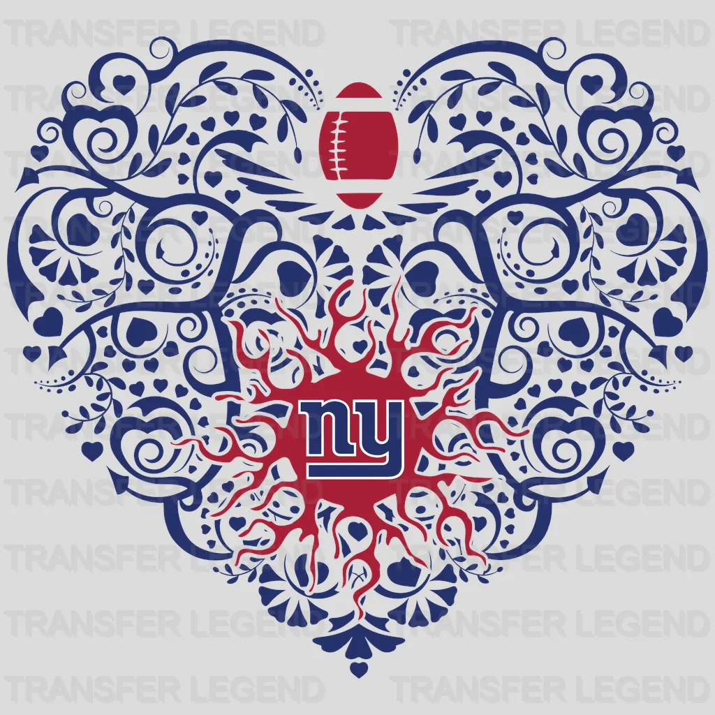 New York Giants classic block “Giants” outline, NFL design - DTF Heat Transfer