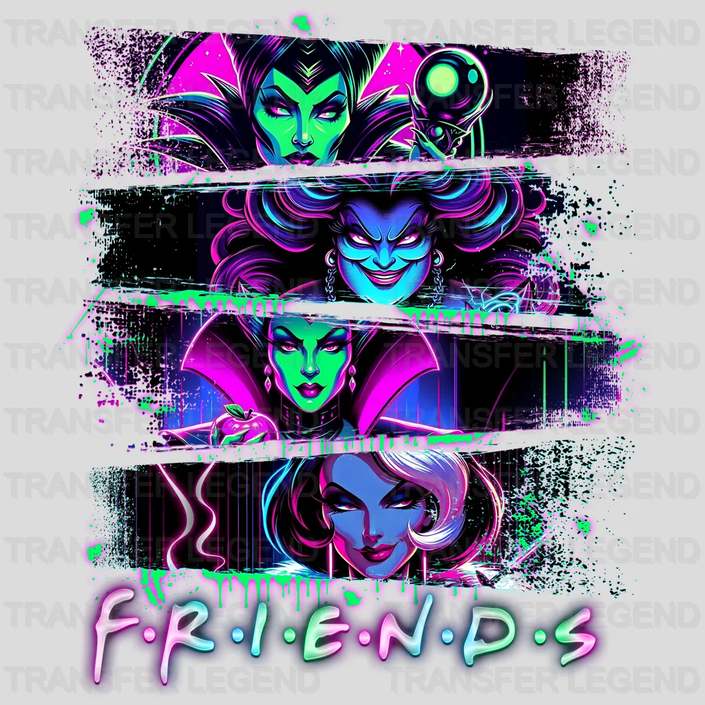 FRIENDS Disney Designs - DTF Heat Transfers