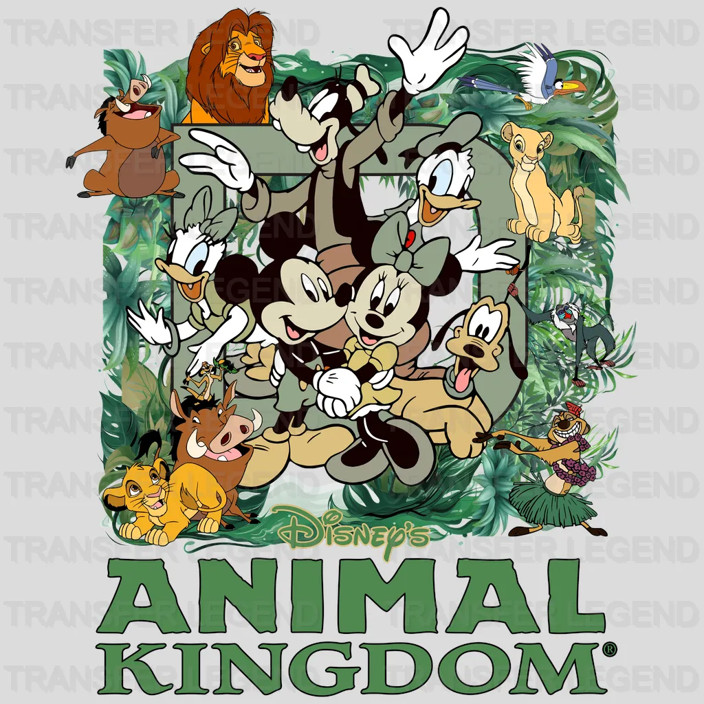Animal Kingdom Jungle Disney Designs - DTF Heat Transfers