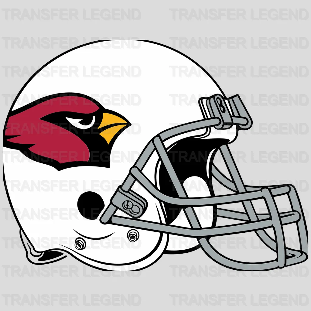 Arizona Cardinals Side Profile Helmet NFL Design - DTF Heat Transfer