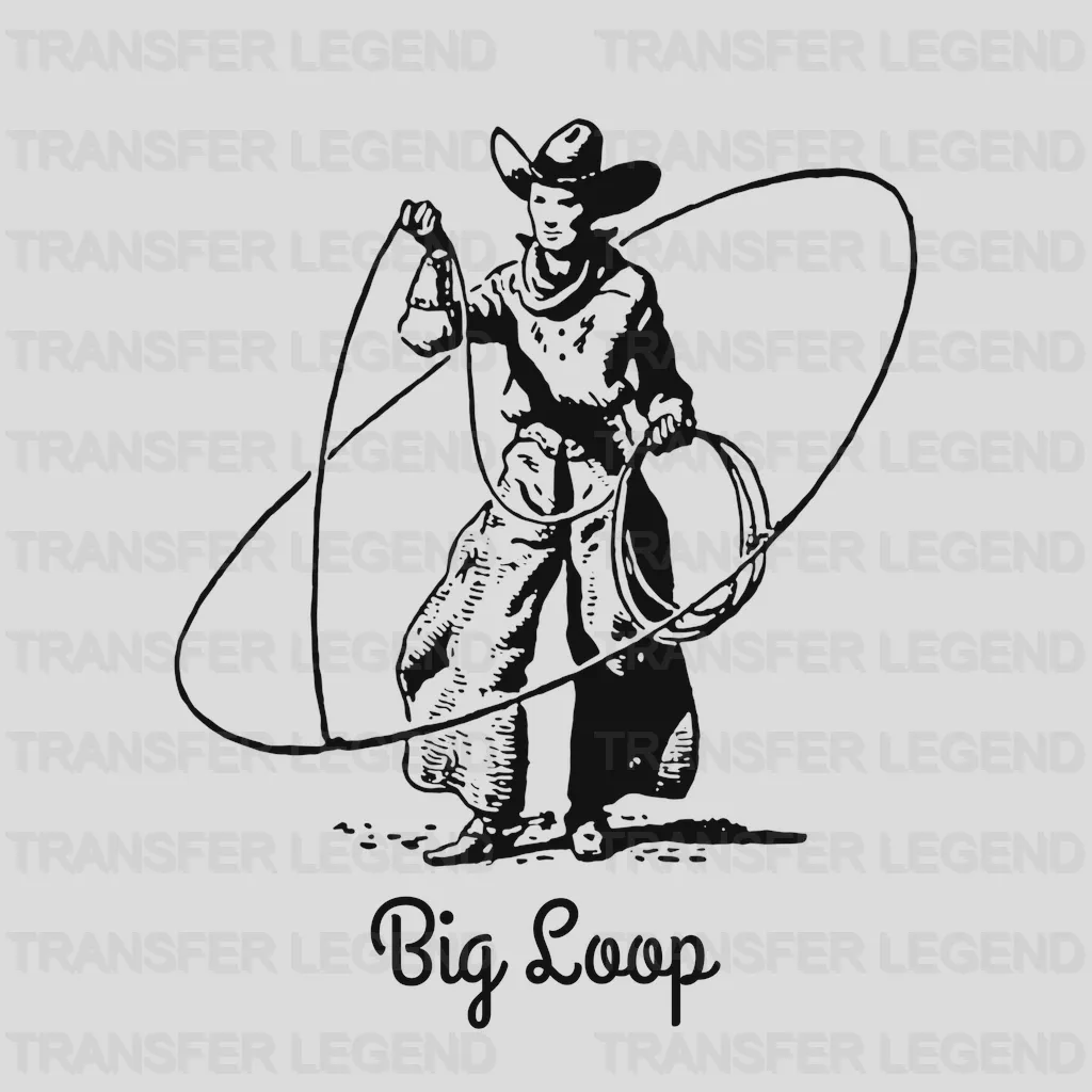 Big Loop - Rodeo Houston DTF Transfer - transferlegend