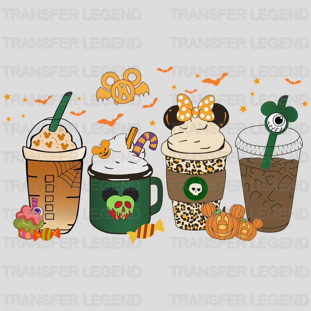 Halloween Coffee Design - DTF heat transfer - transferlegend
