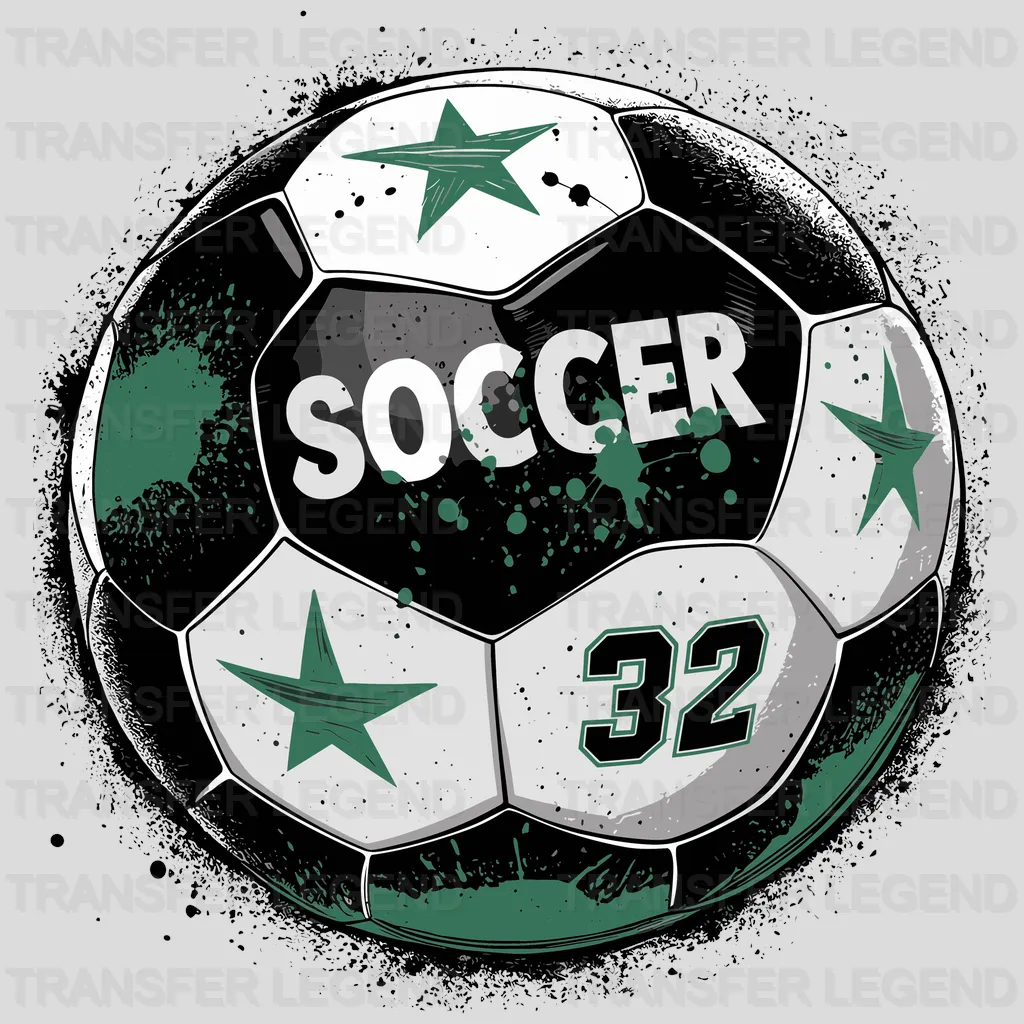 Soccer 32 Soccer Design - DTF Heat Transfers - transferlegend