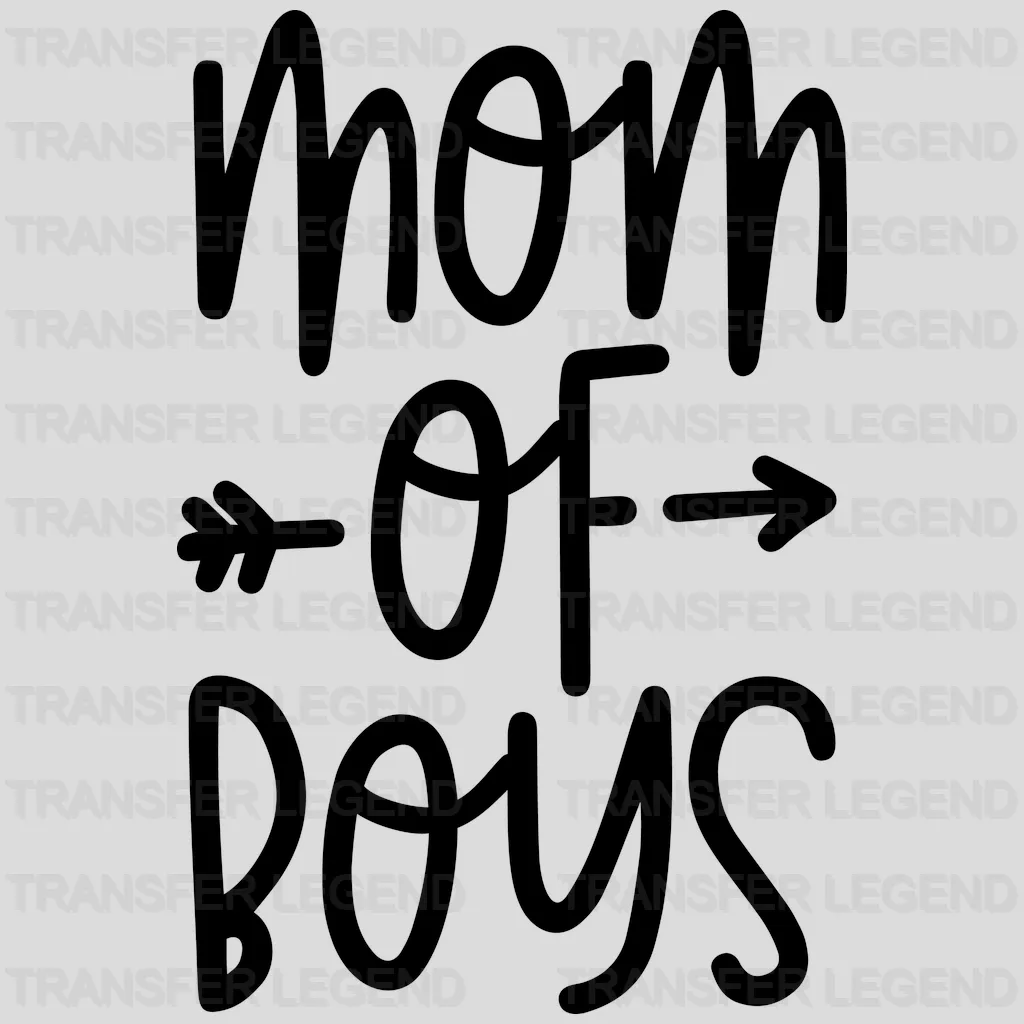 Mom Of Girls - Mom Of Boys - Mothers Day - Funny Mom - Pregnancy Announcement Design - DTF heat transfer - transferlegend