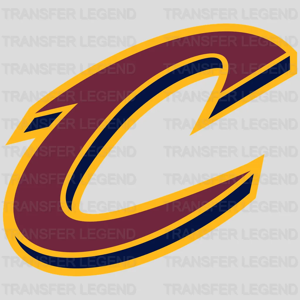Cleveland Cavaliers Primary “C” Monogram NBA Design - DTF Heat Transfer