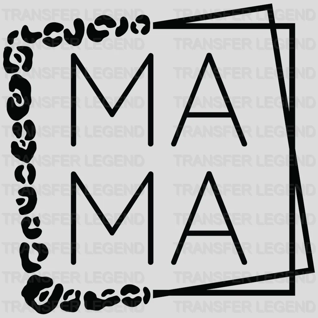 Leopard Mama - Cool Mom - Mothers Day - Funny Mom - Design - DTF heat transfer - transferlegend