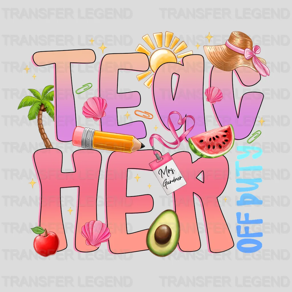 Mrs Gardner Summer Design - DTF Heat Transfers - transferlegend