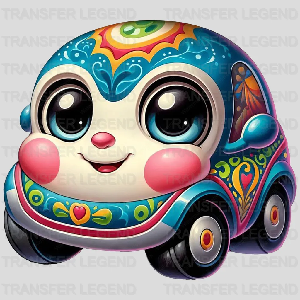 Cute Lady Car Disney Designs - DTF Heat Transfers