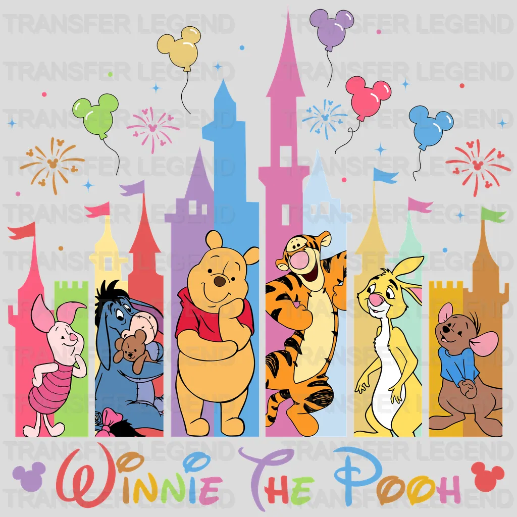 Winnie The Pooh Disney Designs - DTF Heat Transfers