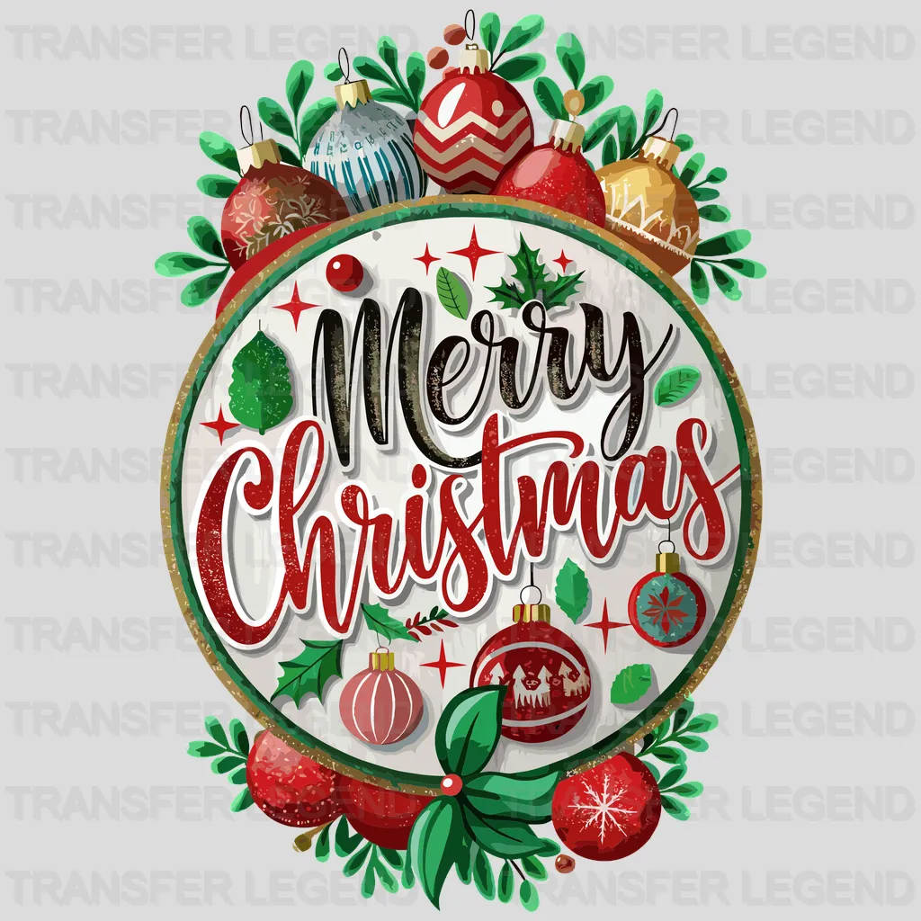 It Is Time Christmas design - DTF Heat Transfer - transferlegend