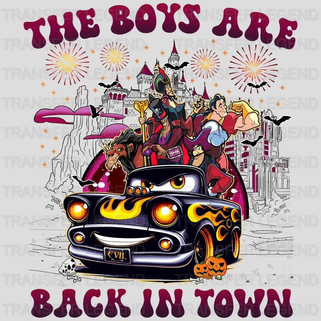 The Boys Are Back In Town Disney Designs - DTF Heat Transfers