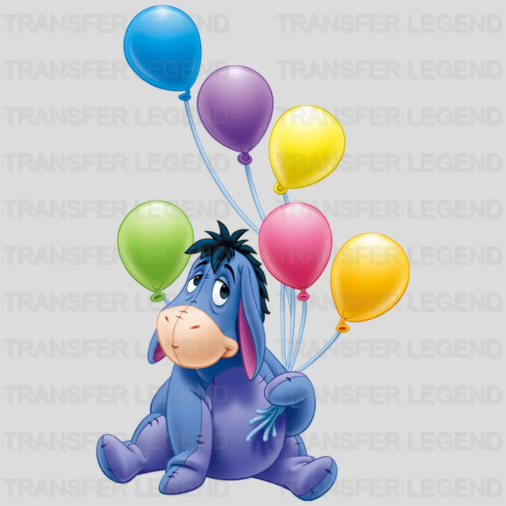 Love my Baloons Pooh Disney Designs - DTF Heat Transfers