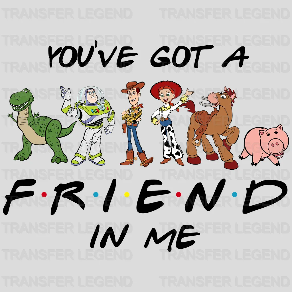 Friends Together Toy Story Disney Designs - DTF Heat Transfers