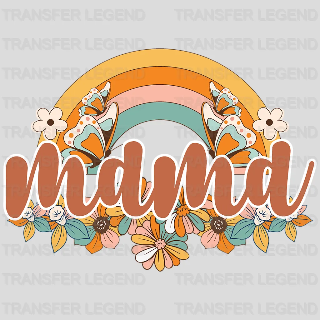Mama Rainbow - Mothers Day - Funny Mom - Design - DTF heat transfer - transferlegend