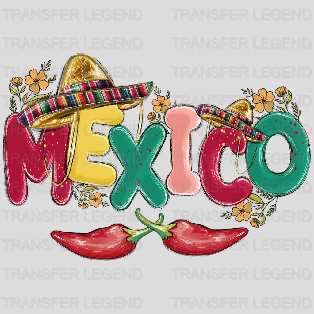 Mexico- Cinco De Mayo DTF heat transfer - transferlegend