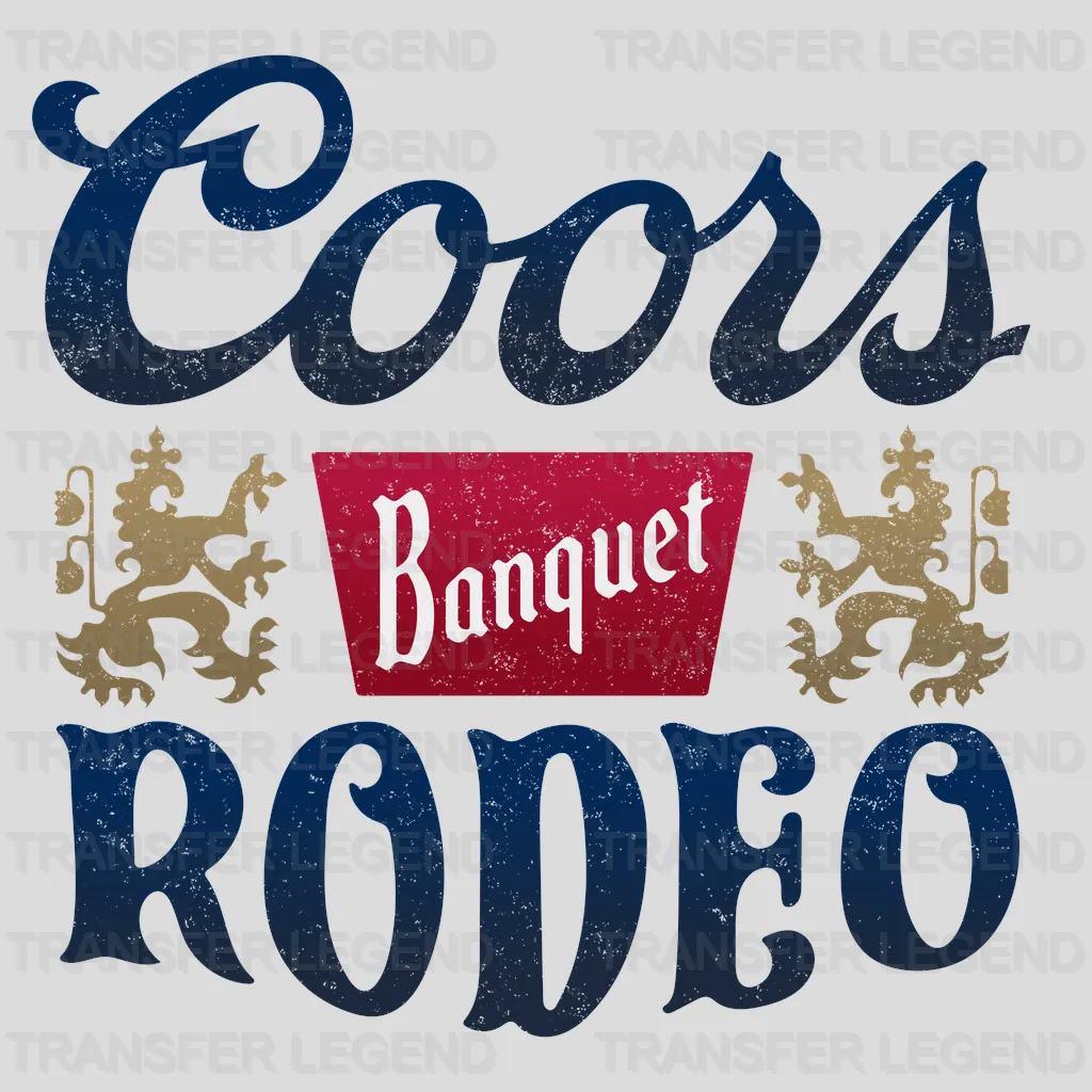 Coors Banquet Rodeo - Rodeo Houston DTF Transfer - transferlegend