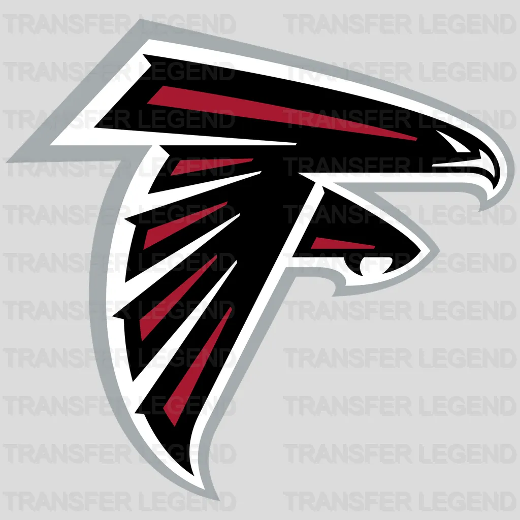 Atlanta Falcons Stylized F Graphic NFL Design - DTF Heat Transfer