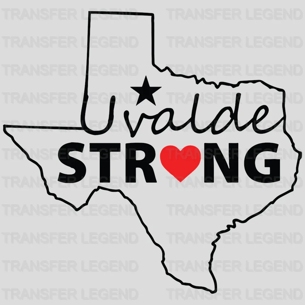 Uvalde Strong - Make American Schools Safe Again - Gun Violence - Anti Gun - Design - DTF heat transfer - transferlegend