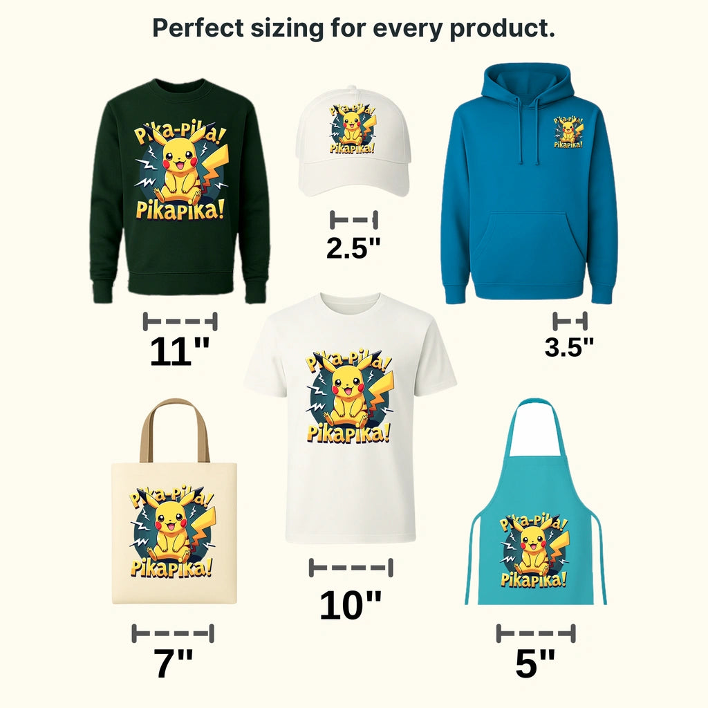 Pika Pika Disney Designs - DTF Heat Transfers