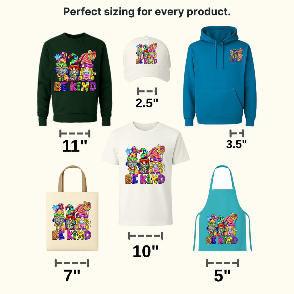 ATSM Gnomies Be Kind Design - transferlegend