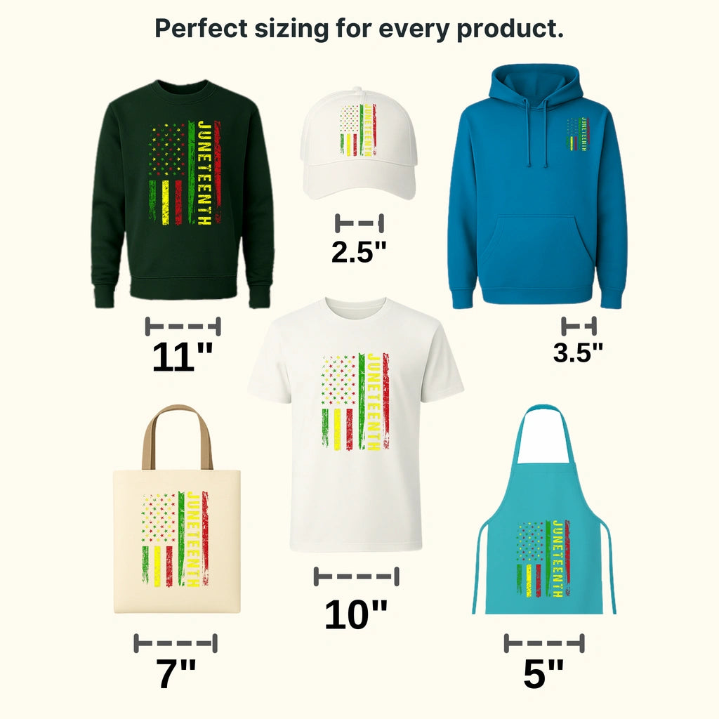 Juneteenth USA Flag - BLM design DTF heat transfer - transferlegend