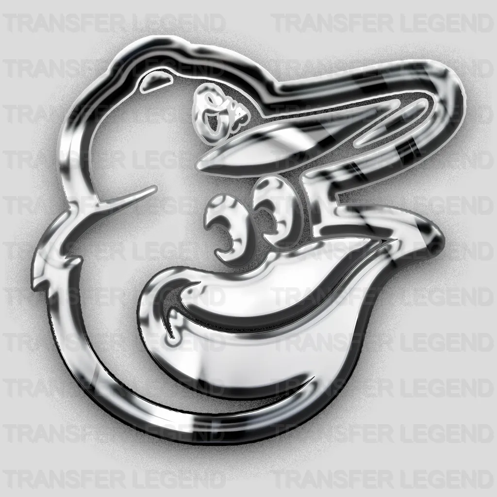 Baltimore Orioles MLB Classic Bird Logo Emblem - DTF Iron On Transfer