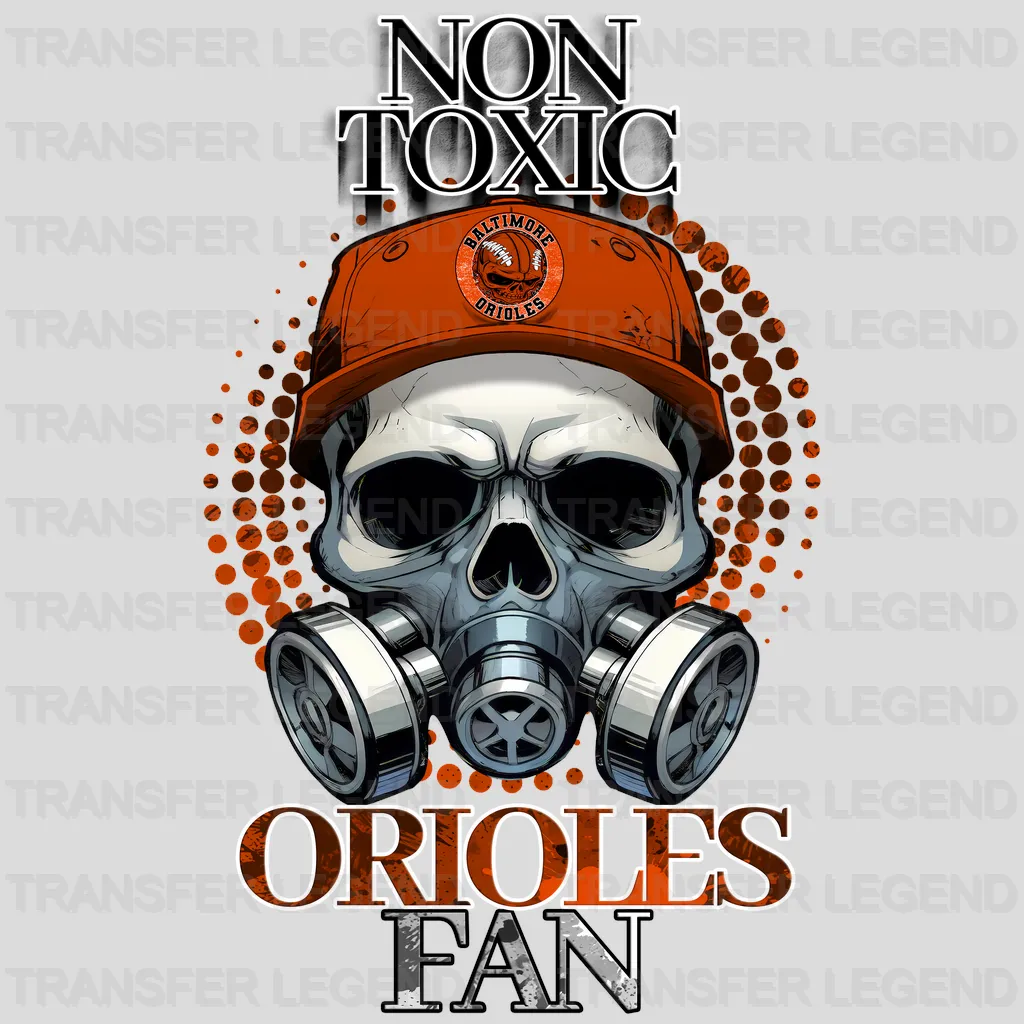Baltimore Orioles MLB Non Toxic Fan DTF Iron On Transfer