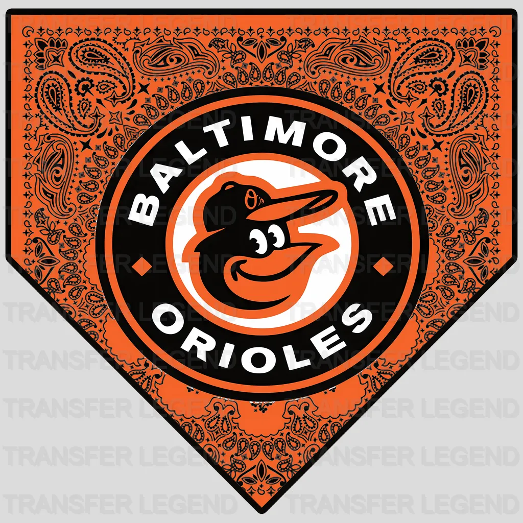Baltimore Orioles MLB Diamond Shape Logo Emblem - DTF Iron On Transfer