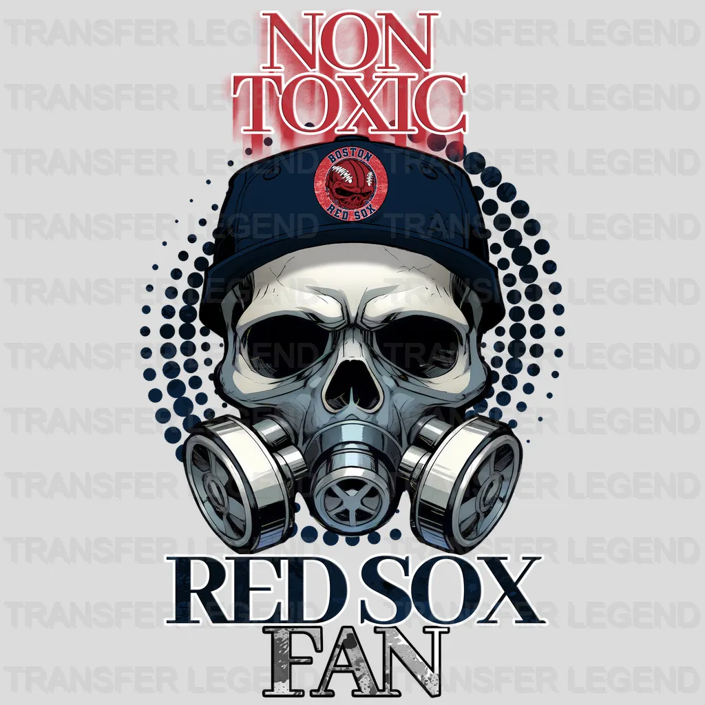 Boston Red Sox MLB Boston Red Non Toxic Fan DTF Iron On Transfer