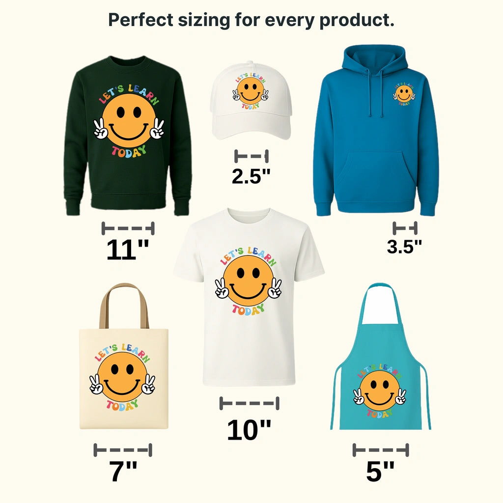 Let's Learn Today - Back To School DTF Transfer - transferlegend