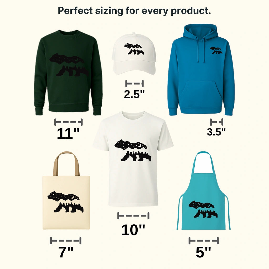 Bear And Nature Design - DTF heat transfer - transferlegend